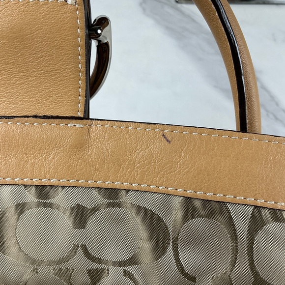 Coach‎ Vintage Hampton Soho shoulder Buckle Bag Camel Tan Leather Satchel Fall - Picture 5 of 15